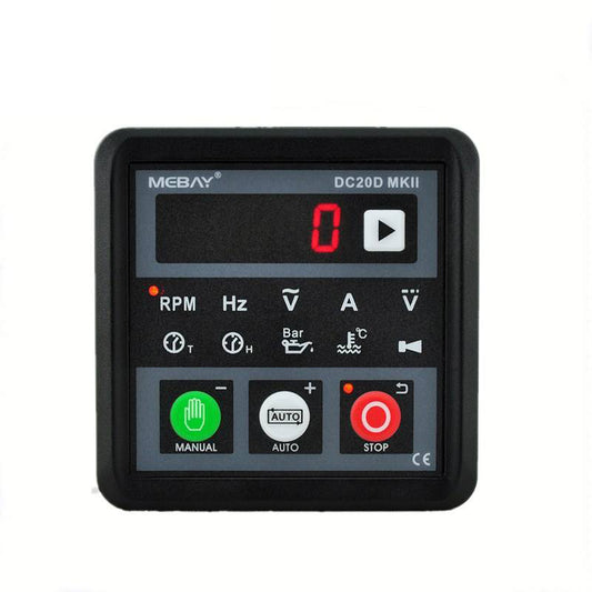 Mebay Small Auto Generator Controller Control Panel Module DC20D MKII
