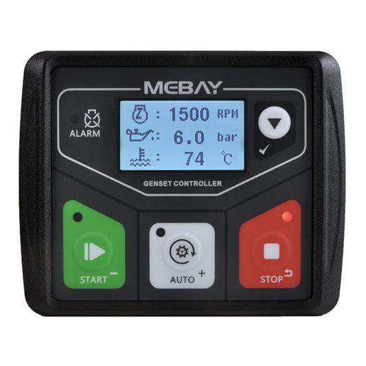 Mebay ECU Generator Controller DC30C CANBus Auto Control Genset Generator Control Module Panel