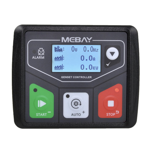 Controlador de generador CT de 50 mA Mebay DC30T, panel de control del módulo de control del generador de grupo electrógeno con control automático