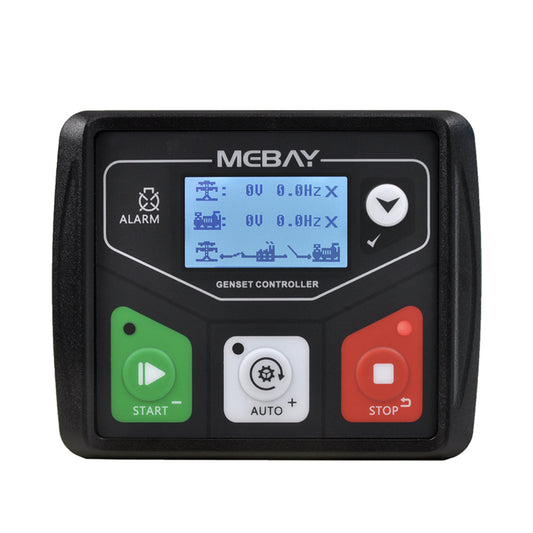 Controlador de generador Mebay AMF DC32D, panel de control del módulo de control del generador de grupo electrógeno con control automático