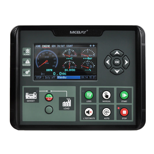 Mebay Auto Generator Controller Control Module Controller Panel DC60D DC62D DC60DR DC62DR AMF RS485 for option