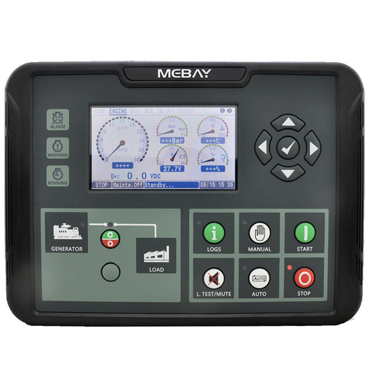 Mebay Diesel Generator Control Module Bluetooth Genset Controller Control Panel DC90D DC92D DC90DR DC92DR