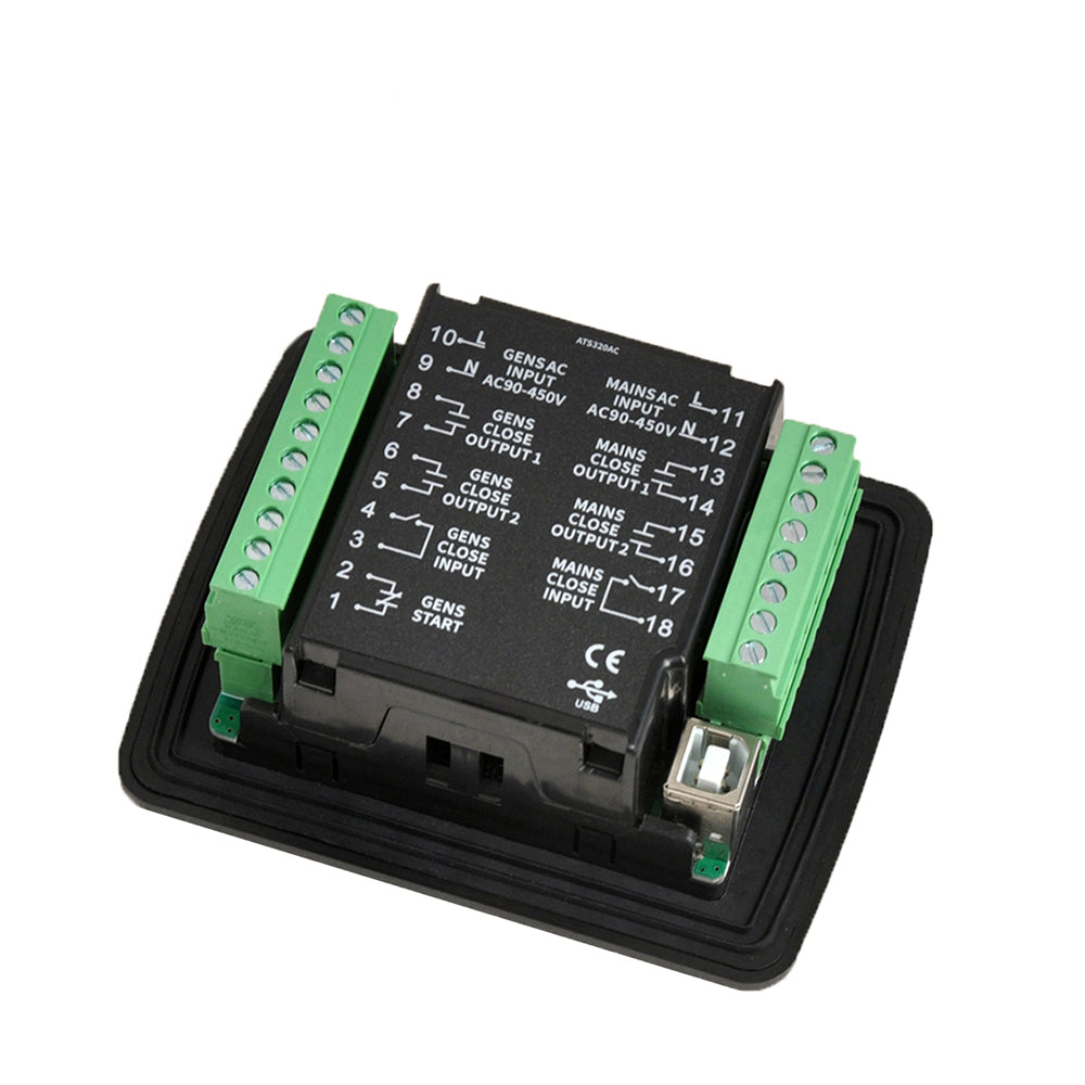 Mebay AC DC Generator ATS Controller ATS320AC Dual Power Switch Controller ATS320DC