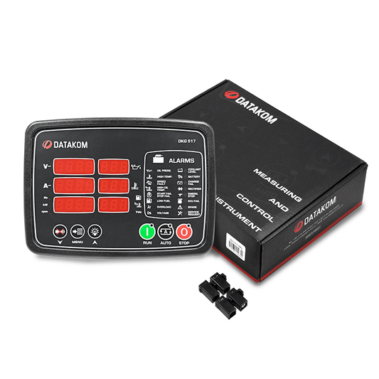 Original DKG517 MPU Genset Controller Diesel Generator Manual Remote Start Unit Auto Start Generator Control Panel Dkg 517