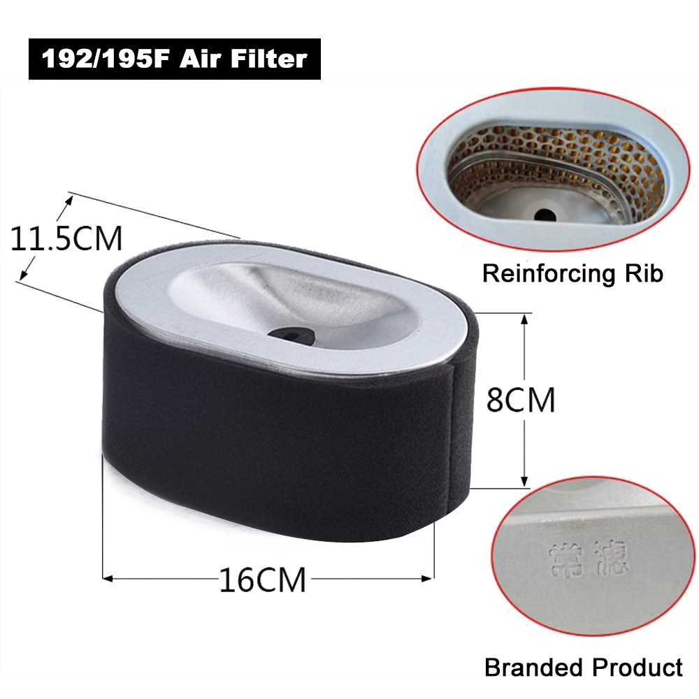 Air Filter 170F 172F 178F 186F 188F 192F 198F 1100F 1102F 1105F Diesel Engine Parts