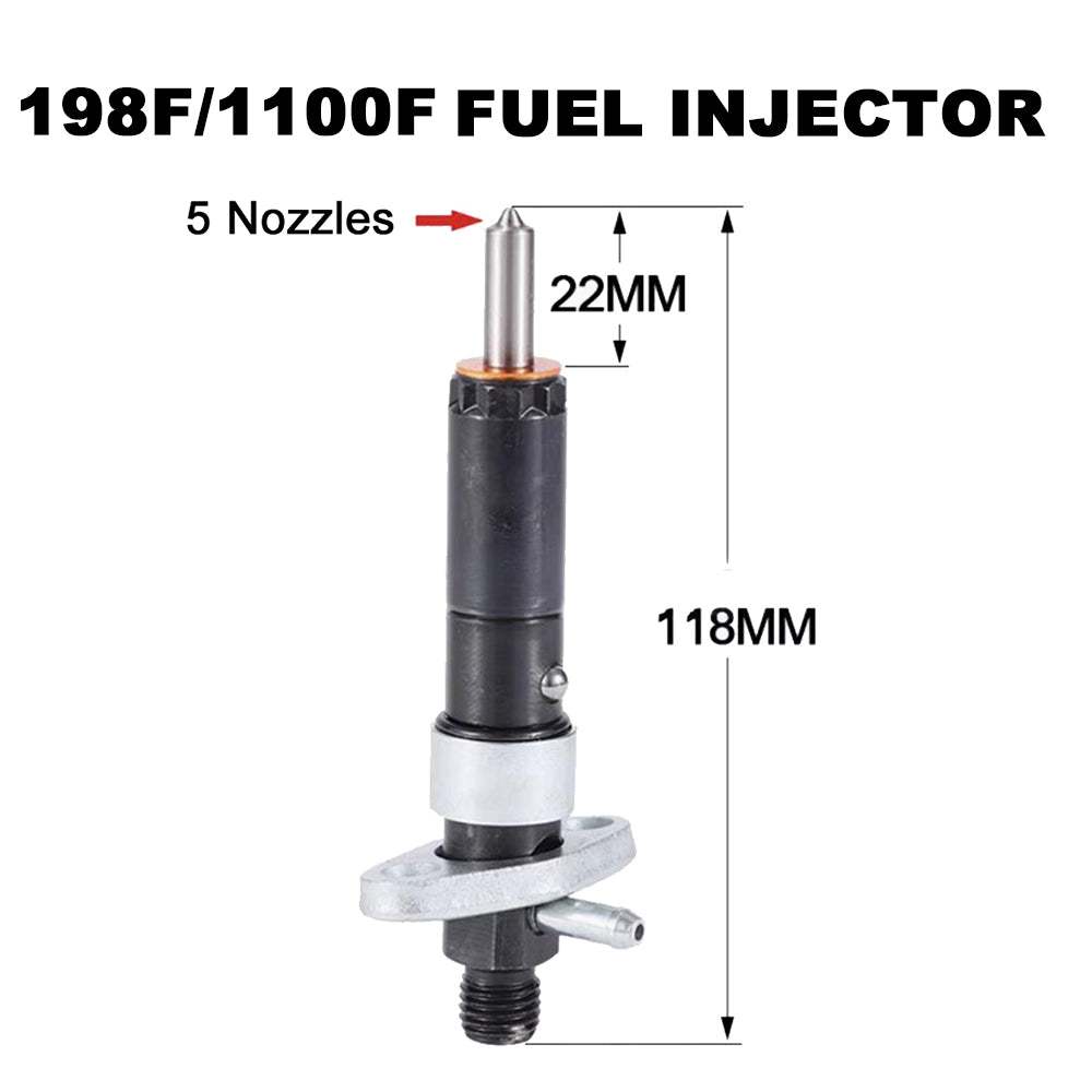Air-Cooled Diesel Engine Fuel Injector 173F 178F 186F 188F 192F 195F 198F 1100F