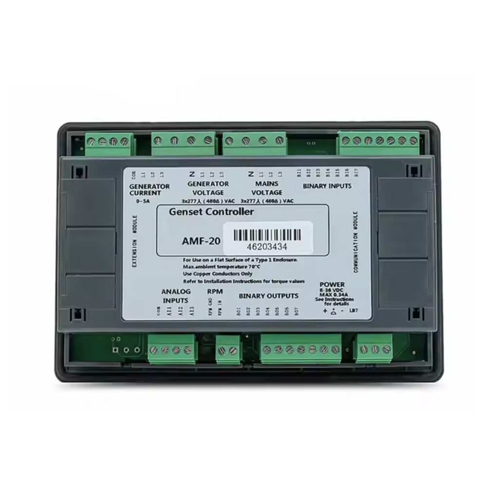 AMF25 Diesel Generator Controller, AMF-25, AMF-20 Generator Auto Start/Stop Control Module, Replacement for Original