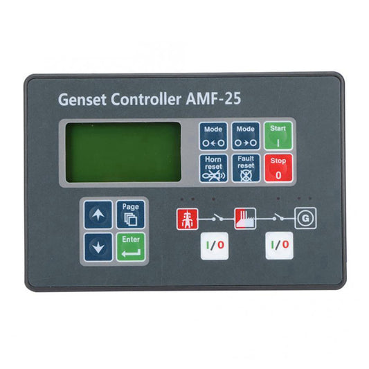 AMF25 Diesel Generator Controller, AMF-25, AMF-20 Generator Auto Start/Stop Control Module, Replacement for Original