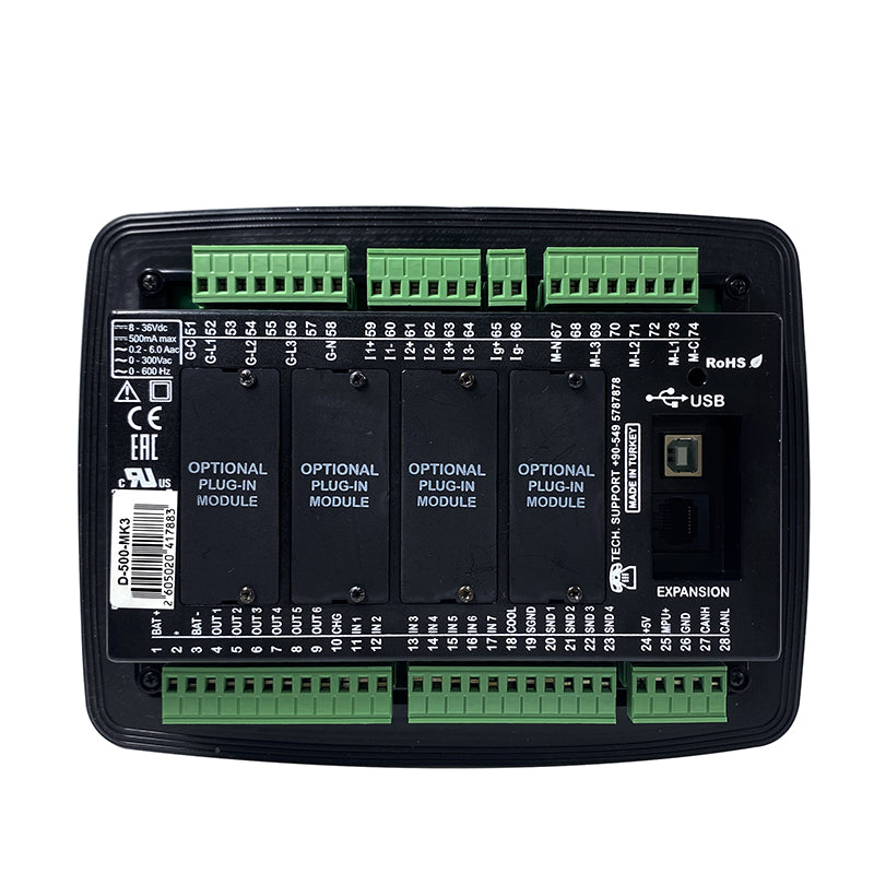 Original Generator Controller Module D500 D500-MK2 Generator Control Panel DKG500