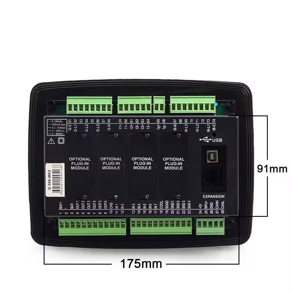Generator Controller Module D500 D500-MK2 Generator Control Panel Genset Spare Parts