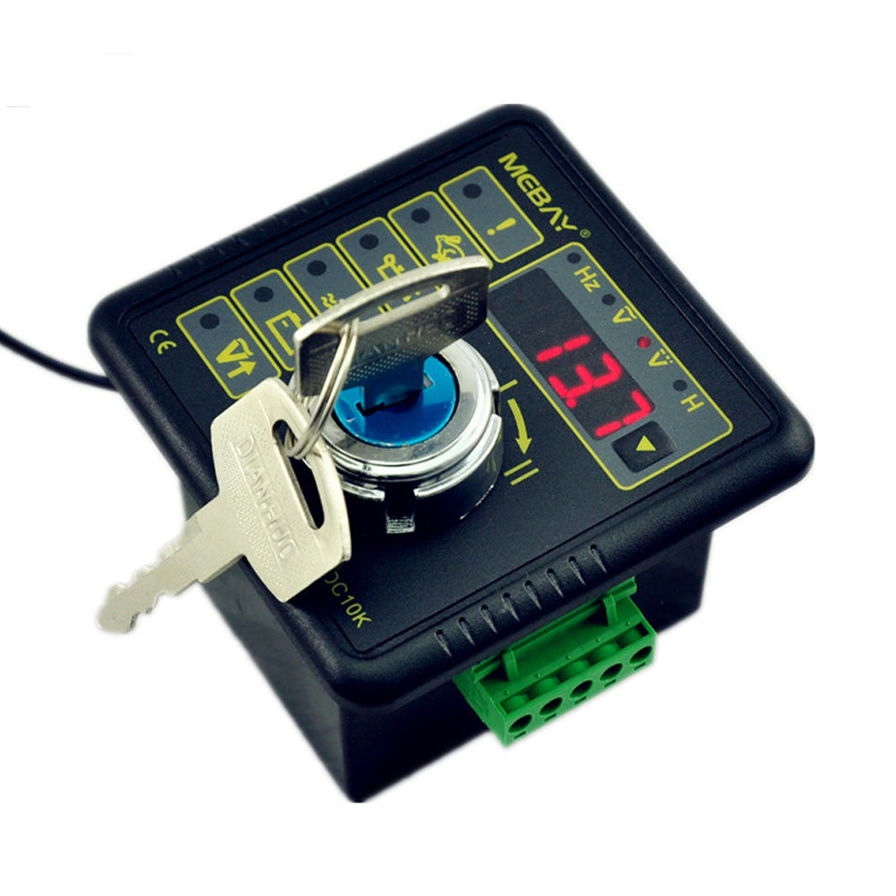 Mebay LED Display Manual Generator Engine Control Module Engine Controller DC10K