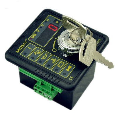 Diesel Generator Controller Engine Controller DC10KE Manual Key Start Genset Control Module Generator Parts