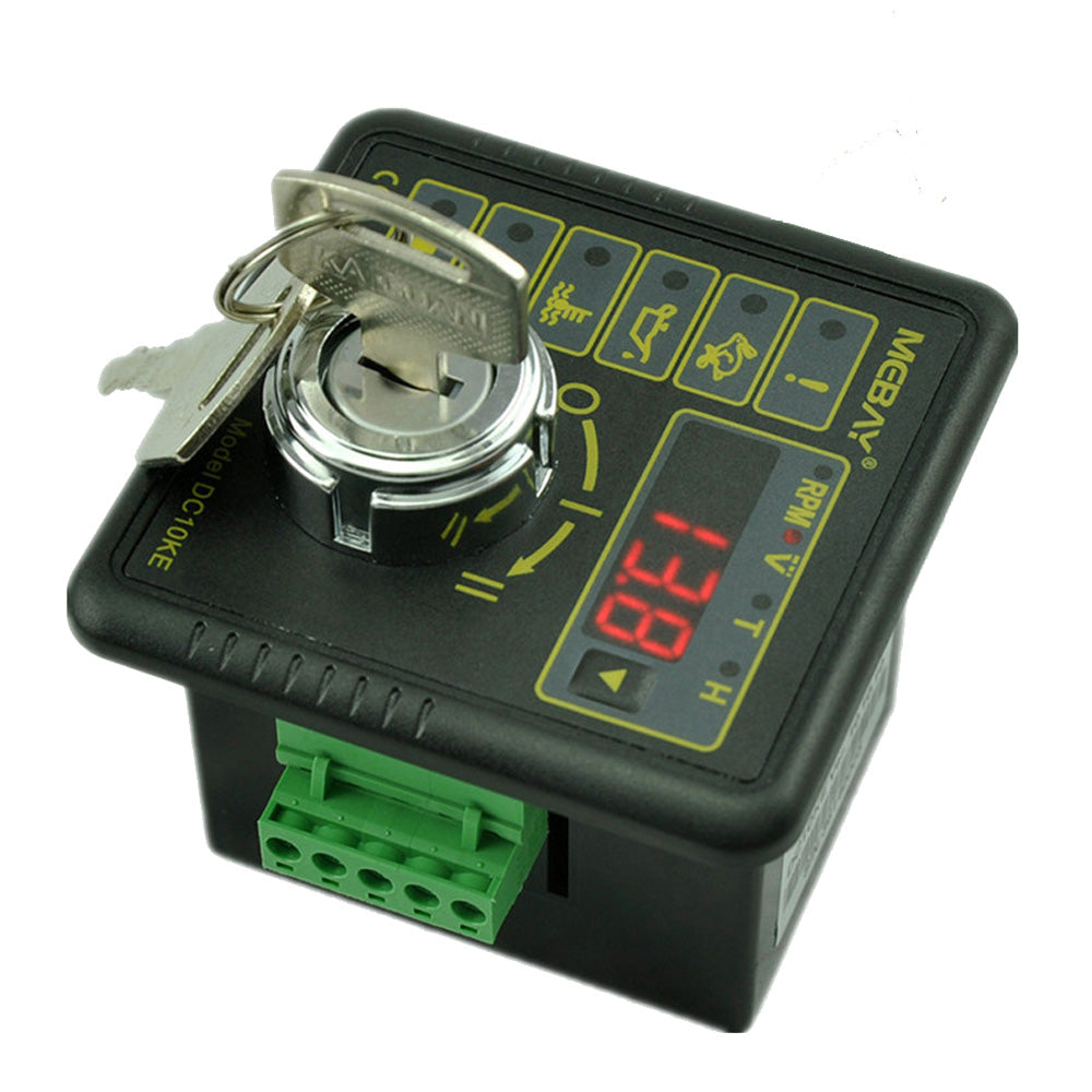 Diesel Generator Controller Engine Controller DC10KE Manual Key Start Genset Control Module Generator Parts