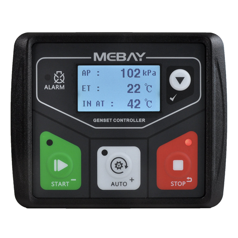 Mebay ECU Generator Controller DC30C CANBus Auto Control Genset Generator Control Module Panel