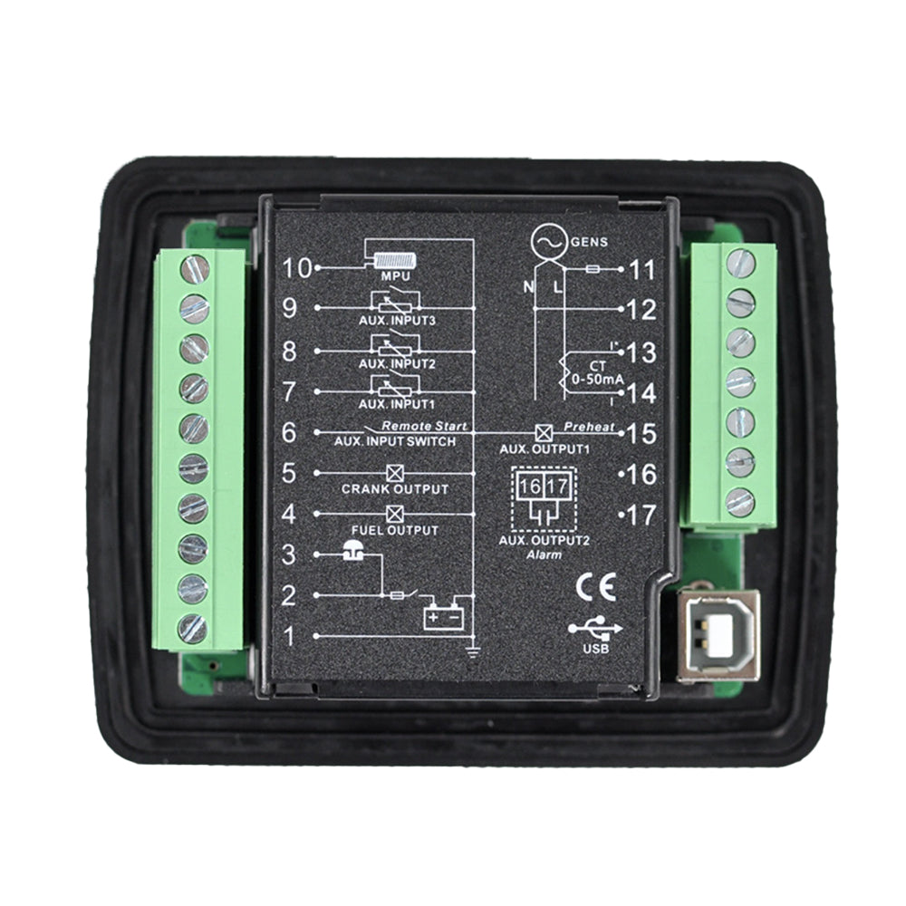 Mebay 50mA CT Generator Controller DC30T Auto Control Genset Generator Control Module Panel