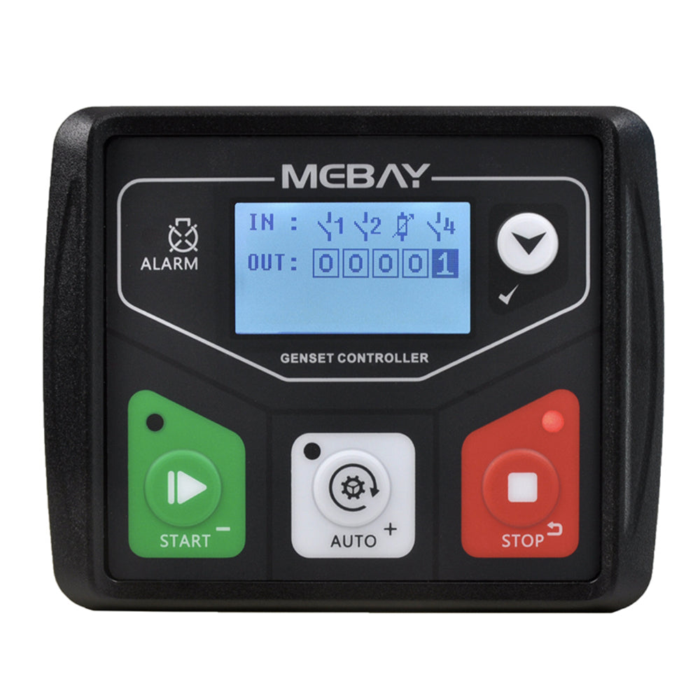 Mebay AMF Generator Controller DC32D Auto Control Genset Generator Control Module Panel