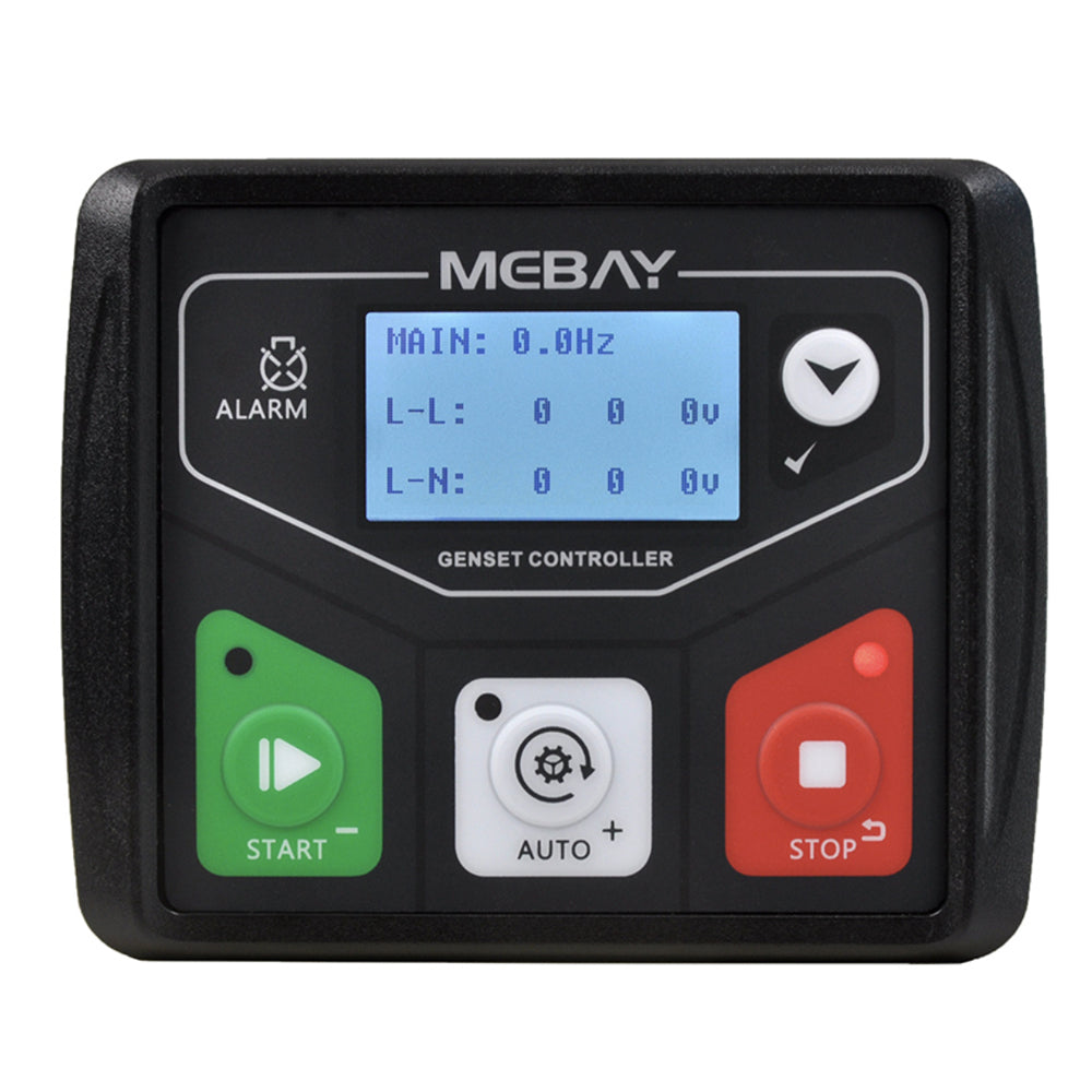 Mebay AMF Generator Controller DC32D Auto Control Genset Generator Control Module Panel