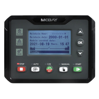 Mebay Auto ECU Generator Controller Control Module Controller Panel DC40C DC42C DC40CR DC42CR AMF RS485 for option