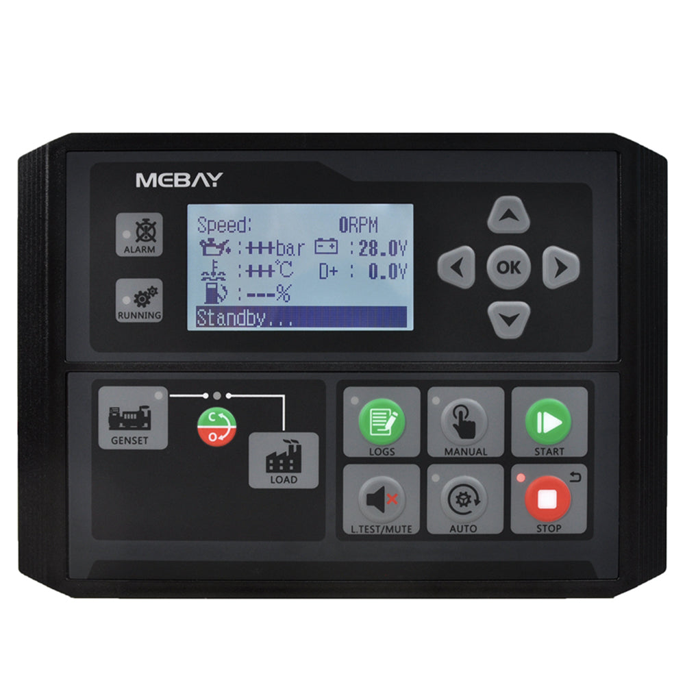 Mebay Auto Generator Controller Control Module Controller Panel DC40D DC42D DC40DR DC42DR AMF RS485 for option