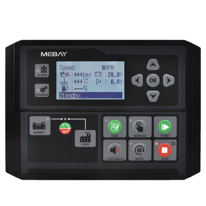 Mebay Auto Generator Controller Control Module Controller Panel DC40D DC42D DC40DR DC42DR AMF RS485 for option