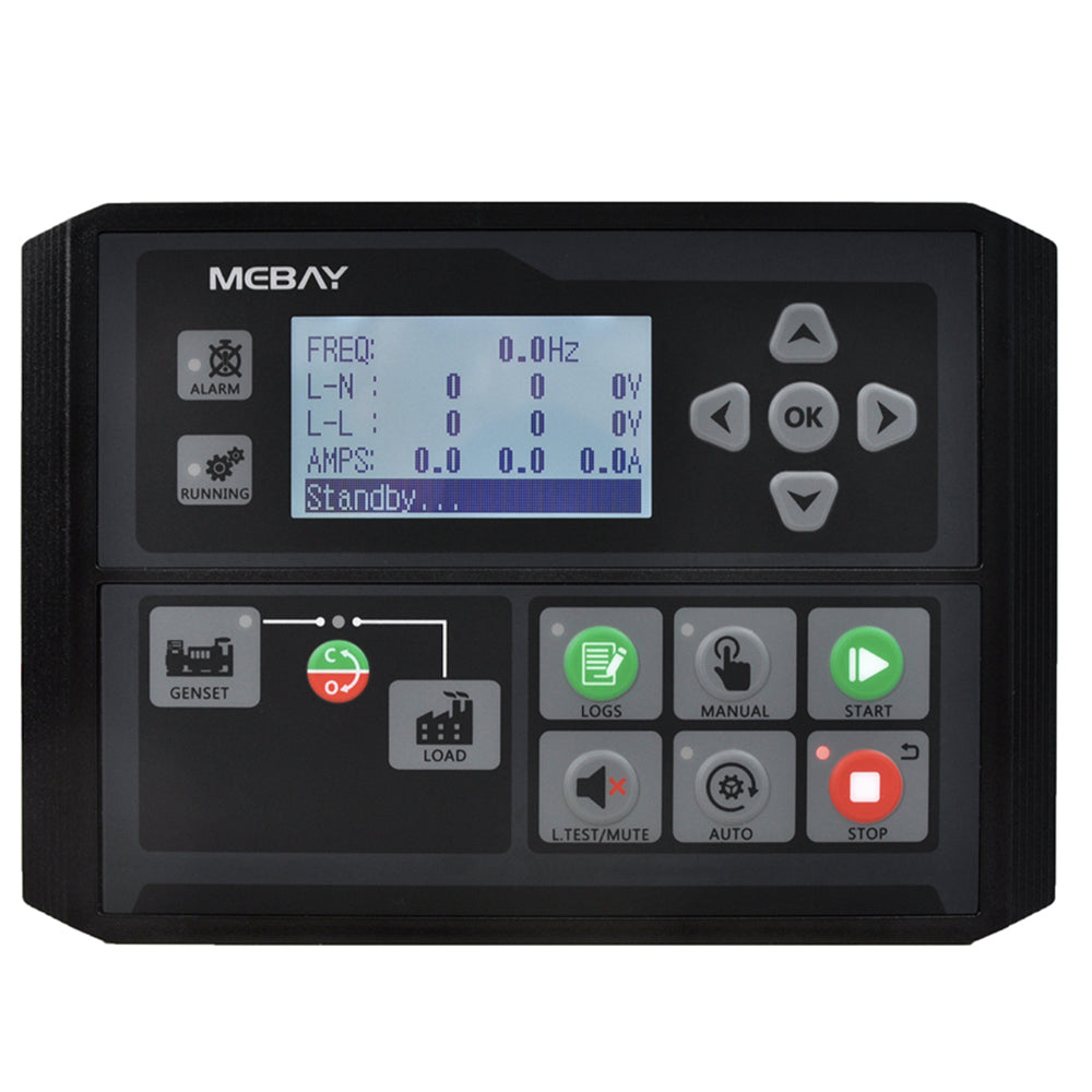 Mebay Auto Generator Controller Control Module Controller Panel DC40D DC42D DC40DR DC42DR AMF RS485 for option