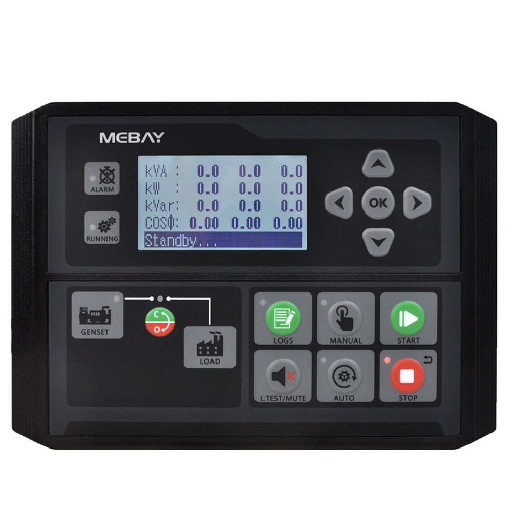 Mebay Auto Generator Controller Control Module Controller Panel DC40D DC42D DC40DR DC42DR AMF RS485 for option