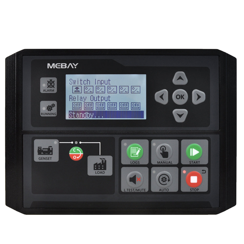 Mebay Auto Generator Controller Control Module Controller Panel DC40D DC42D DC40DR DC42DR AMF RS485 for option