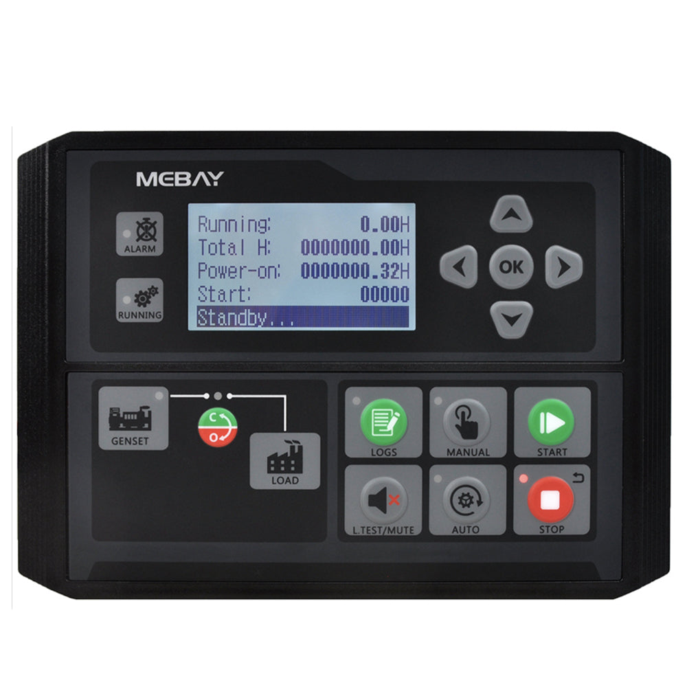 Mebay Auto Generator Controller Control Module Controller Panel DC40D DC42D DC40DR DC42DR AMF RS485 for option