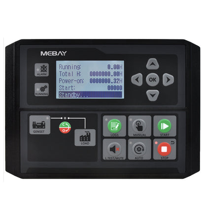 Mebay Auto Generator Controller Control Module Controller Panel DC40D DC42D DC40DR DC42DR AMF RS485 for option