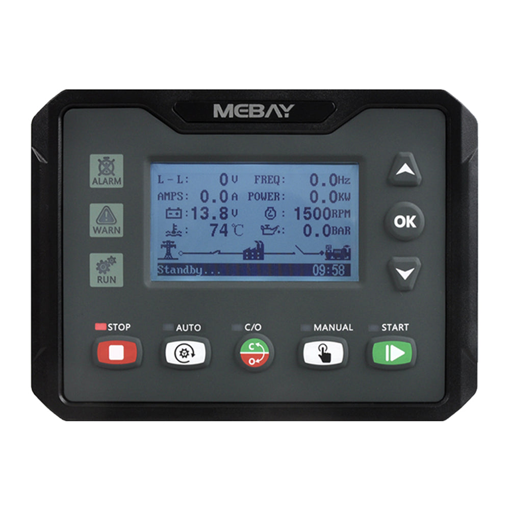 Mebay Auto ECU Generator Controller Control Module Controller Panel DC40C DC42C DC40CR DC42CR AMF RS485 for option