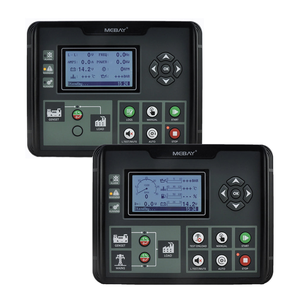 Mebay Auto ECU Generator Controller CAN Control Module Controller Panel DC50C DC52C DC50CR DC52CR AMF RS485 for option Diesel Generator Parts