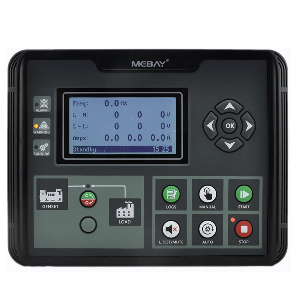 Mebay Auto Generator Controller Control Module Controller Panel DC50D DC52D DC50DR DC52DR AMF RS485 for option Diesel Generator Parts