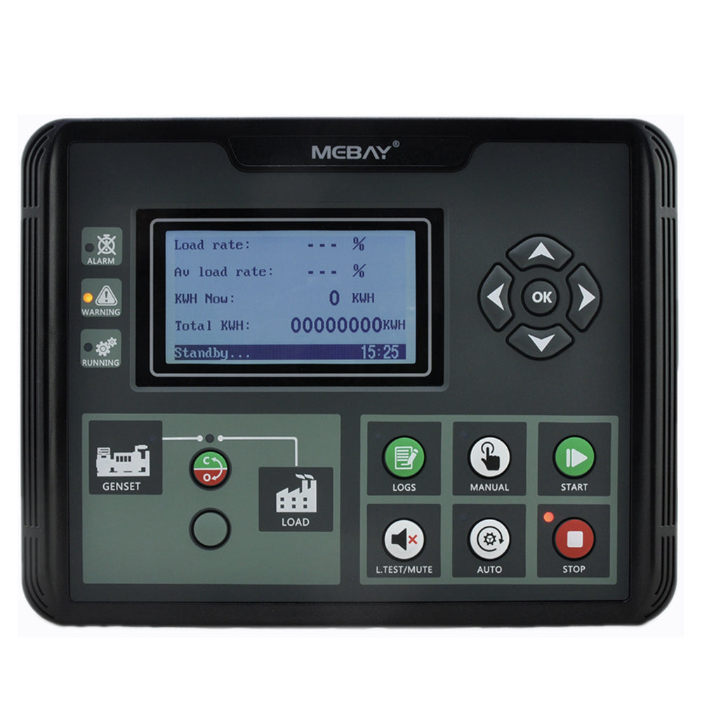 Mebay Auto Generator Controller Control Module Controller Panel DC50D DC52D DC50DR DC52DR AMF RS485 for option Diesel Generator Parts