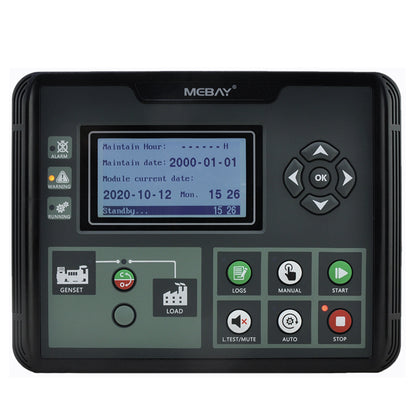 Mebay Auto Generator Controller Control Module Controller Panel DC50D DC52D DC50DR DC52DR AMF RS485 for option Diesel Generator Parts