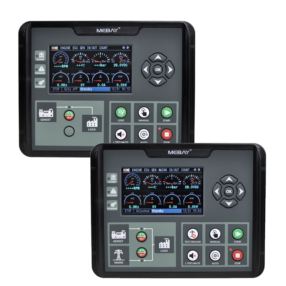 Mebay ECU Generator Controller Genset Control Module Panel DC70D DC72D DC70DR DC72DR