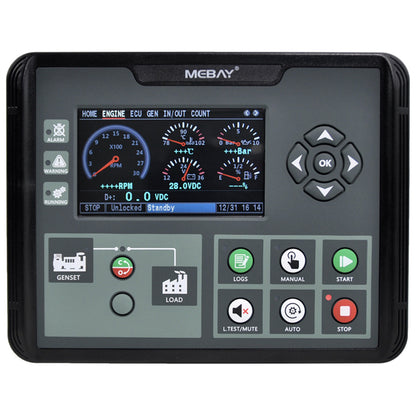 Mebay ECU Generator Controller Genset Control Module Panel DC70D DC72D DC70DR DC72DR