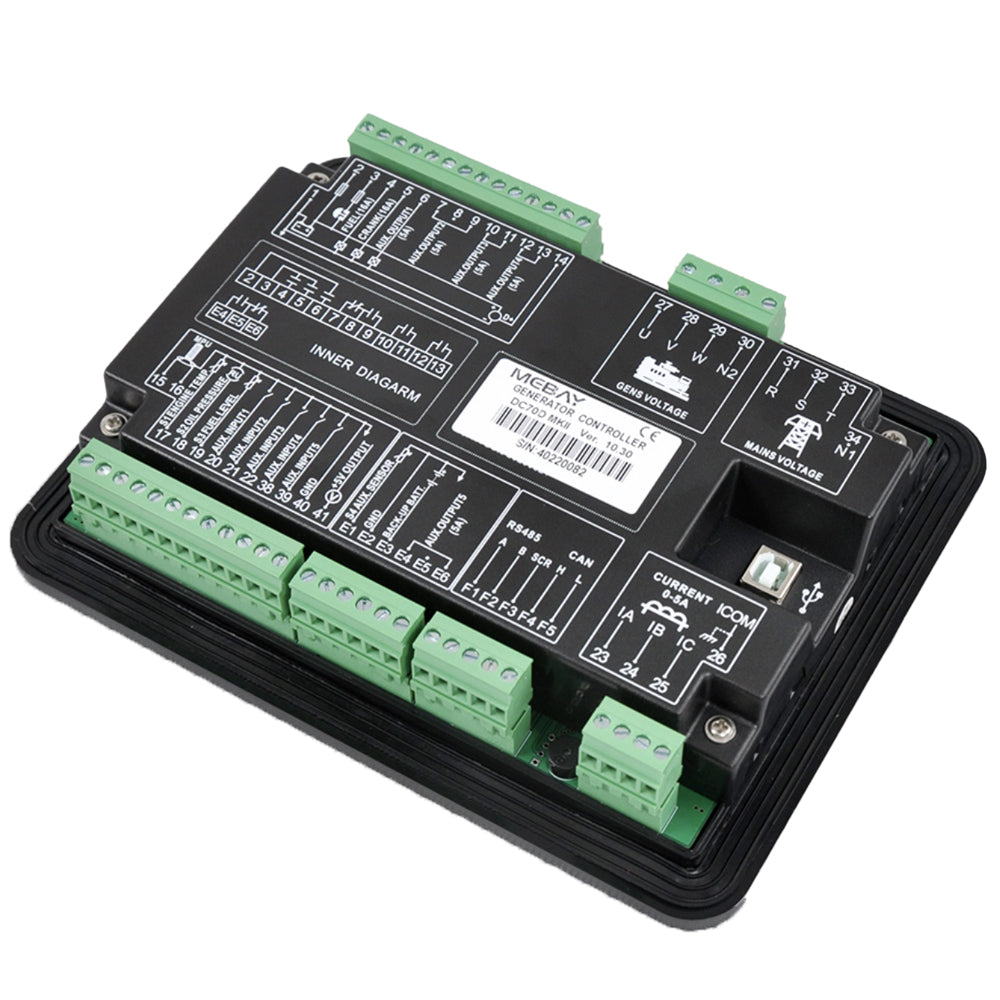 Mebay ECU Generator Controller Genset Control Module Panel DC70D DC72D DC70DR DC72DR