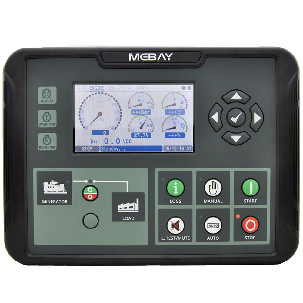 Mebay Diesel Generator Control Module Genset Controller Control Panel DC80D DC82D DC80DR DC82DR
