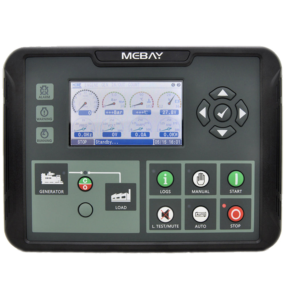 Mebay Diesel Generator Control Module Genset Controller Control Panel DC80D DC82D DC80DR DC82DR