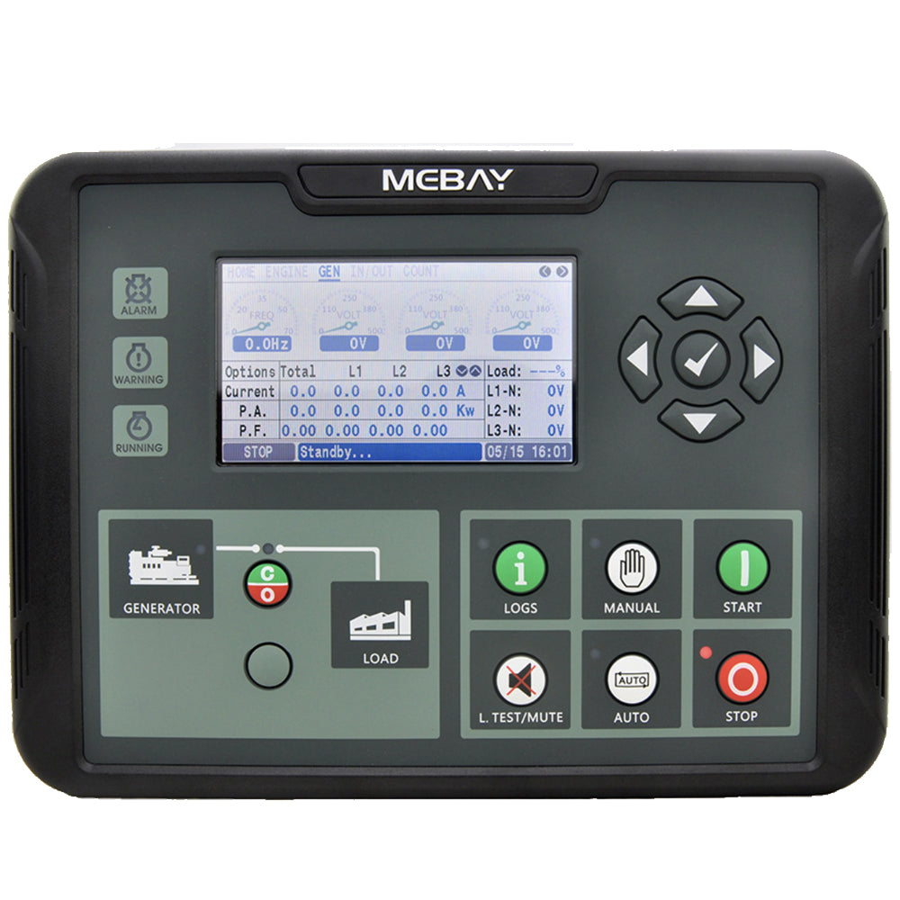 Mebay Diesel Generator Control Module Genset Controller Control Panel DC80D DC82D DC80DR DC82DR