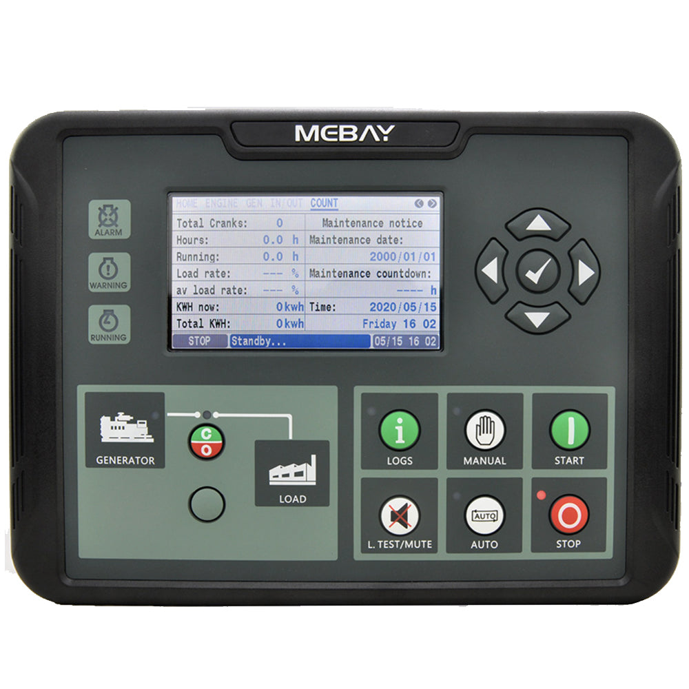 Mebay Diesel Generator Control Module Genset Controller Control Panel DC80D DC82D DC80DR DC82DR