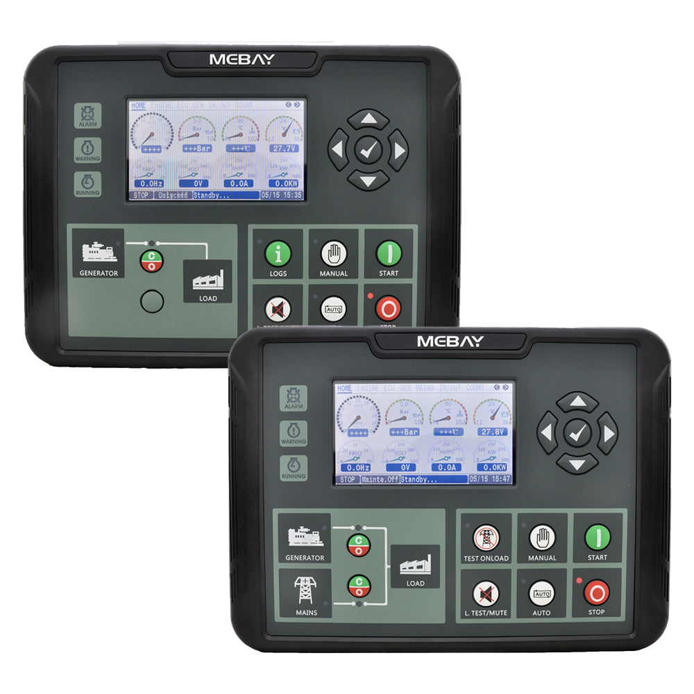 Mebay Diesel Generator Control Module Bluetooth Genset Controller Control Panel DC90D DC92D DC90DR DC92DR