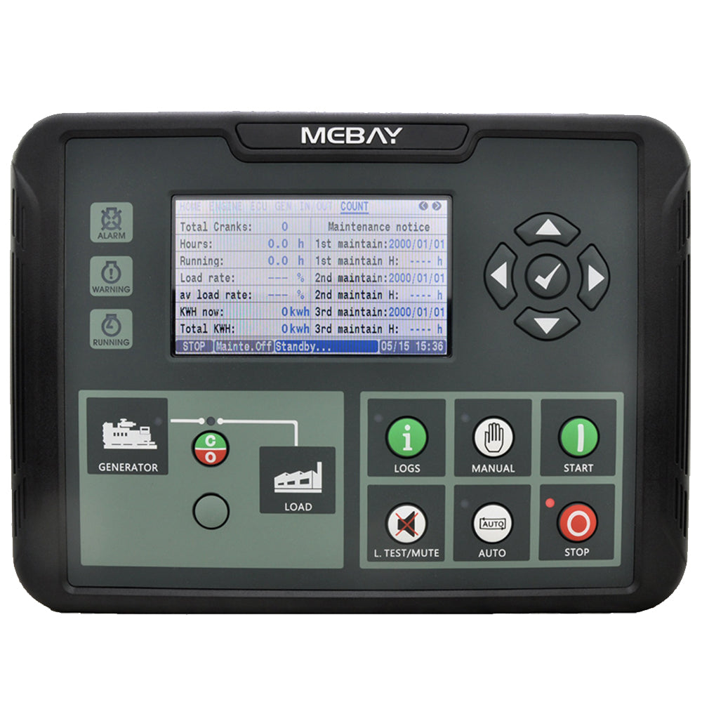 Mebay Diesel Generator Control Module Bluetooth Genset Controller Control Panel DC90D DC92D DC90DR DC92DR