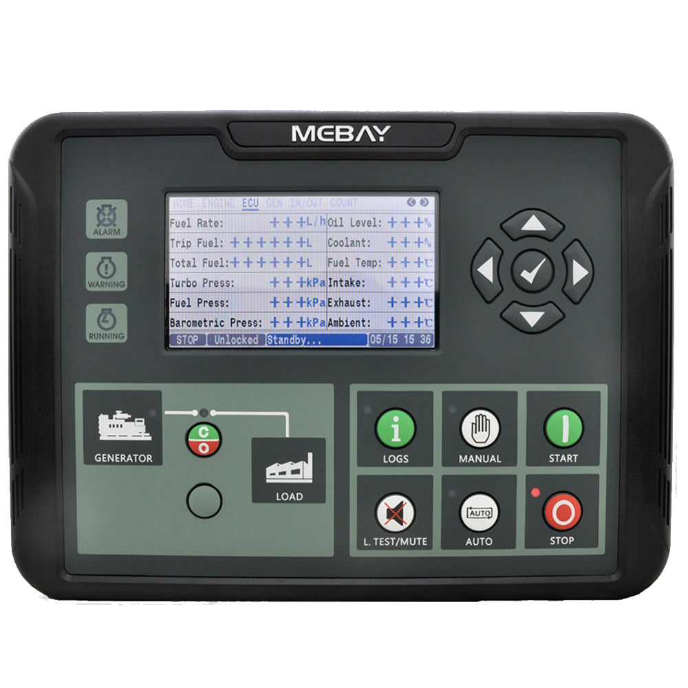 Mebay Diesel Generator Control Module Bluetooth Genset Controller Control Panel DC90D DC92D DC90DR DC92DR