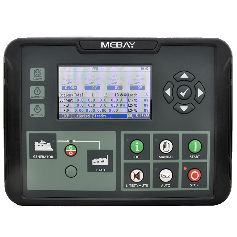 Mebay Diesel Generator Control Module Bluetooth Genset Controller Control Panel DC90D DC92D DC90DR DC92DR