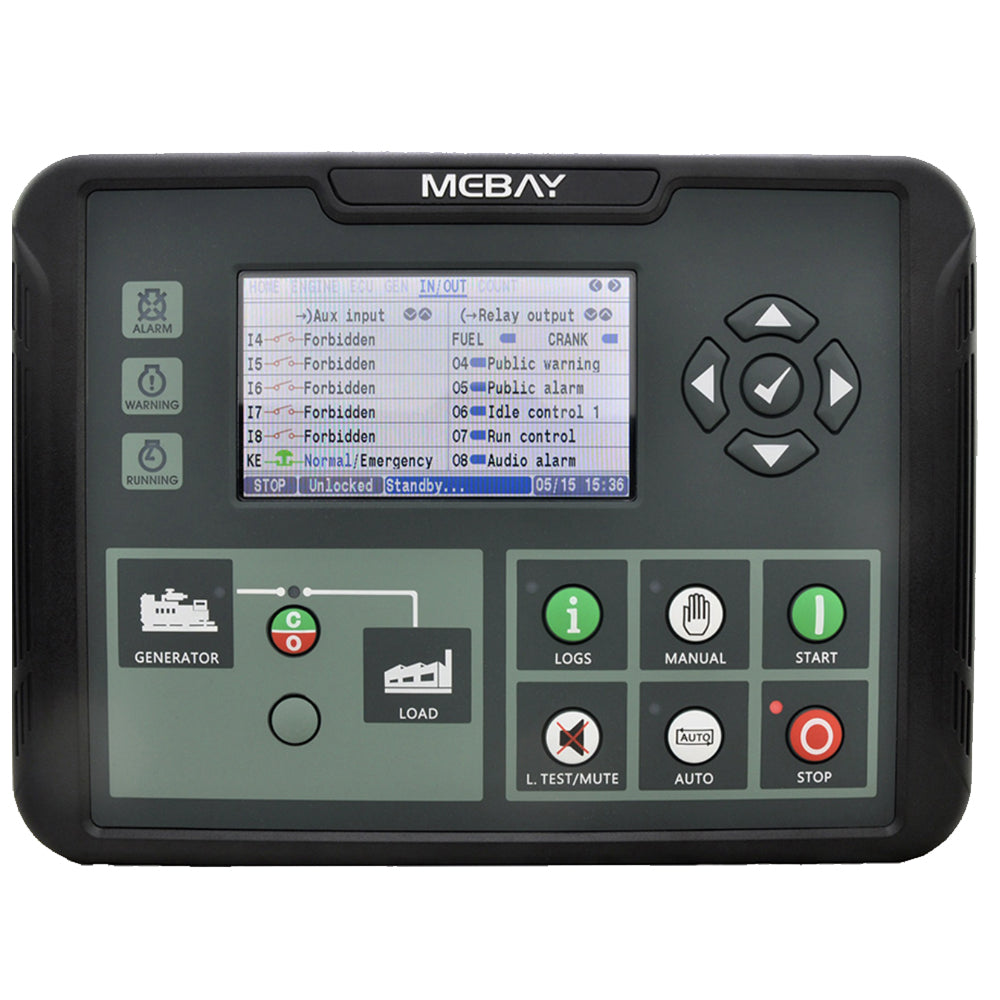 Mebay Diesel Generator Control Module Bluetooth Genset Controller Control Panel DC90D DC92D DC90DR DC92DR