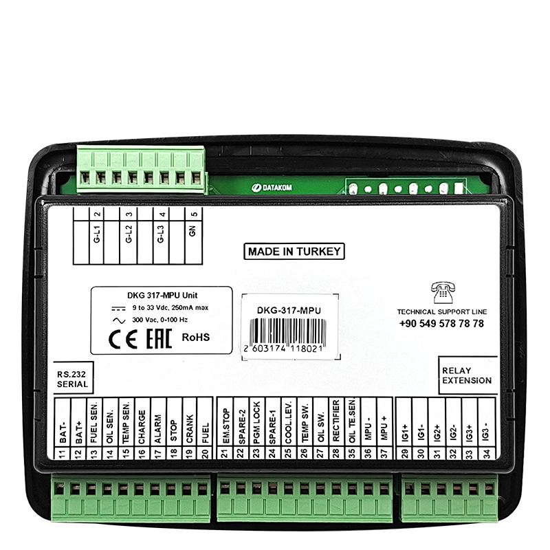 DKG317 Original Generator Controller DKG 317 Genset Module Controller Panel DKG-317