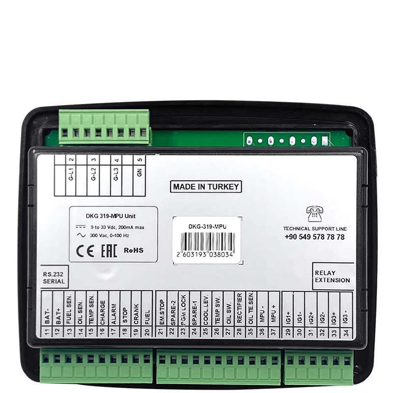 Original DKG319 Generator Controller DKG 319 Genset Module Controller Panel DKG-319