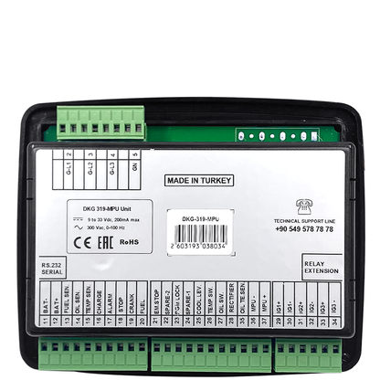 Original DKG319 Generator Controller DKG 319 Genset Module Controller Panel DKG-319