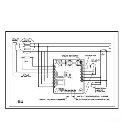 Diesel Brushless Generator Automatic Voltage Regulator AVR EA63-7D